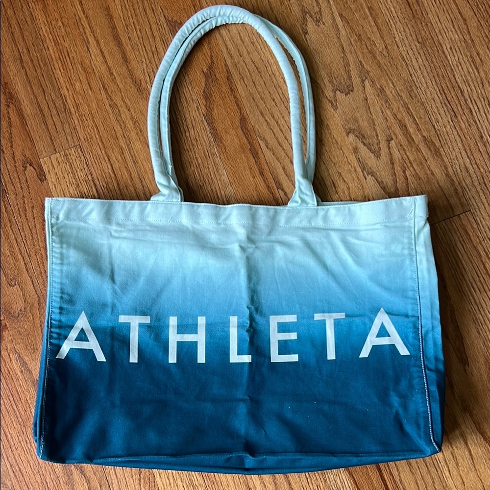 Athleta Ombre Blue Tote Bag